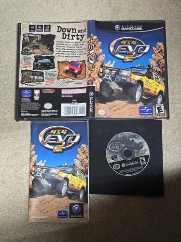 4x4 EVO 2 (Nintendo GameCube, 2002) CIB TESTED WORKING