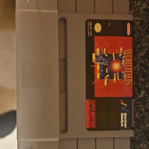 Spectrum HoloByte Wordtris Super Nintendo SNES NTSC-U/C Game Cartridge
