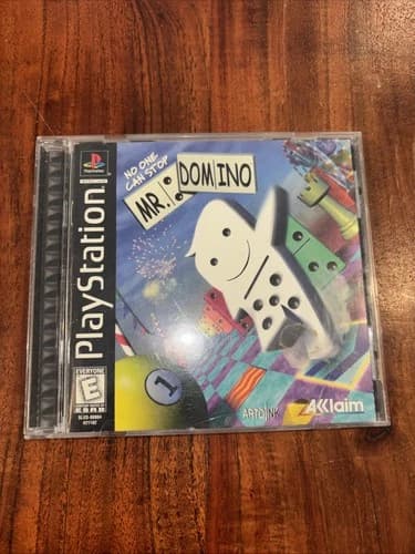 No One Can Stop Mr. Domino (Sony PlayStation 1, 1998) ps1 Not Tested