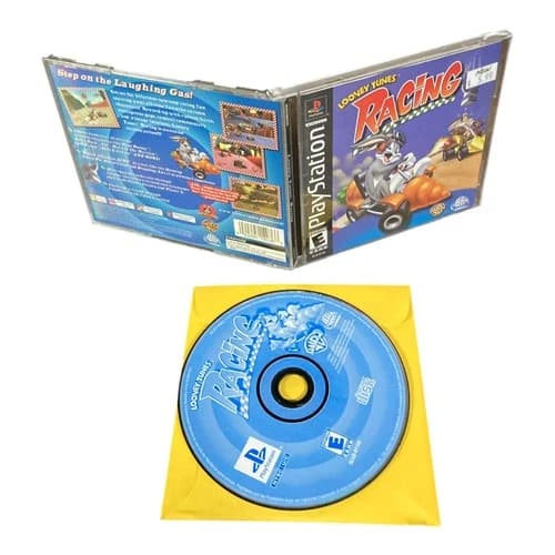 Sony PlayStation 1 PS1 CIB COMPLETE TESTED Looney Tunes Racing