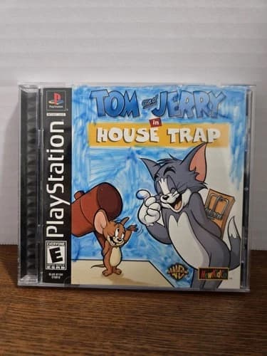 Tom and Jerry in House Trap (Sony PlayStation 1, 2000) Tested CIB