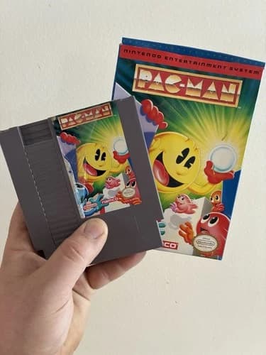 Pac-Man Nintendo NES 1993 Complete CIB RARE NAMCO Variant