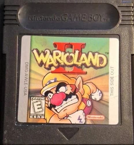 Nintendo Wario Land II Platformer Game Boy NTSC-U/C E ESRB Wario Land Series