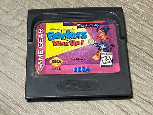 Bonkers Wax Up Sega Game Gear Cleaned & Tested Authentic