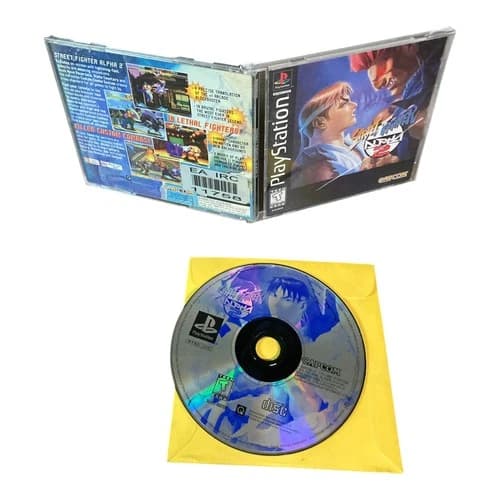 Sony PlayStation 1 PS1 CIB Complete TESTED Street Fighter Alpha 2 1996
