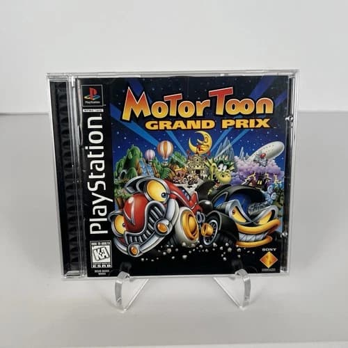 Motor Toon Grand Prix (Sony PlayStation 1, 1996) PS1 Complete CIB