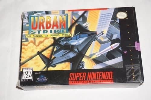 Urban Strike (Super Nintendo SNES) Complete in Box CIB