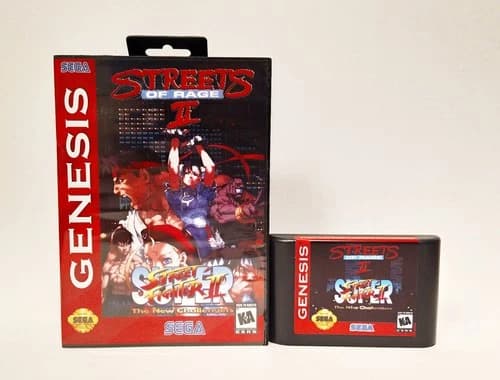 Streets of Rage 2 x Street Fighter: New Challengers for Sega Genesis/Mega Drive