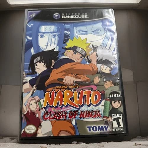 Naruto: Clash of Ninja (Nintendo GameCube, 2006) CIB COMPLETE, TESTED WORKING