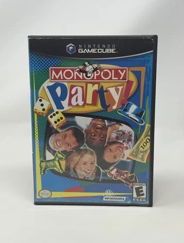 Refurbished Monopoly Party Nintendo GameCube Complete CIB Tested Pristine Disc