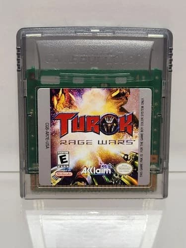 🔥Turok Rage Wars (Nintendo Game Boy Color) Game Only Authentic TESTED🔥