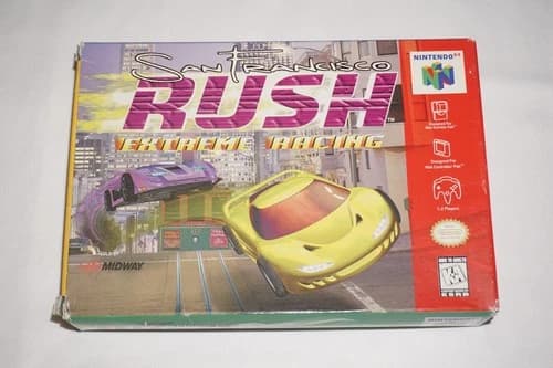 San Francisco Rush Extreme Racing (Nintendo 64 N64) Complete in Box w/ Reg CIB