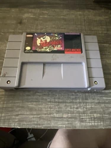 SNES Taz-Mania (Super Nintendo Entertainment System, 1993) Authentic
