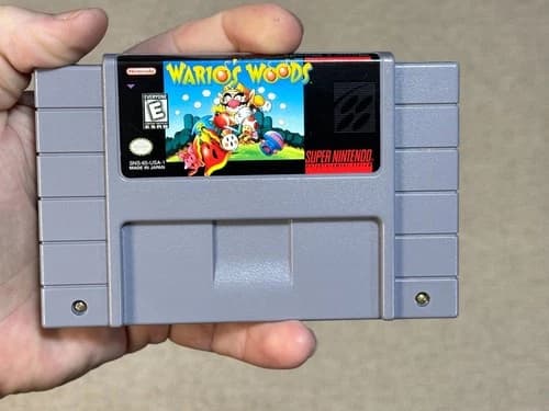 Wario's Woods (Super Nintendo, SNES) Game Authentic - Tested