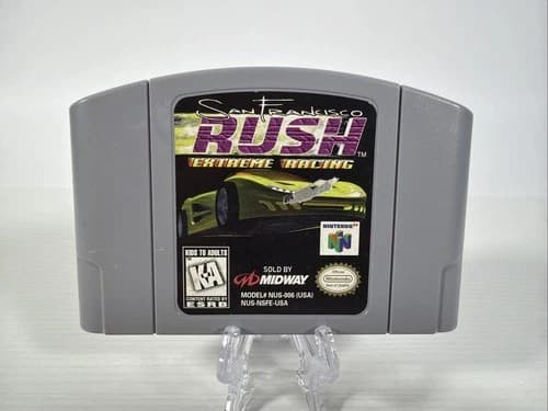 San Francisco Rush: Extreme Racing (Nintendo 64, 1997) Authentic N64 - TESTED✅
