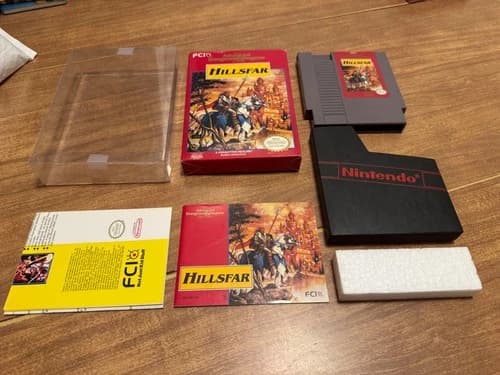 Advanced Dungeons & Dragons: Hillsfar (Nintendo NES) CIB complete D&D video game