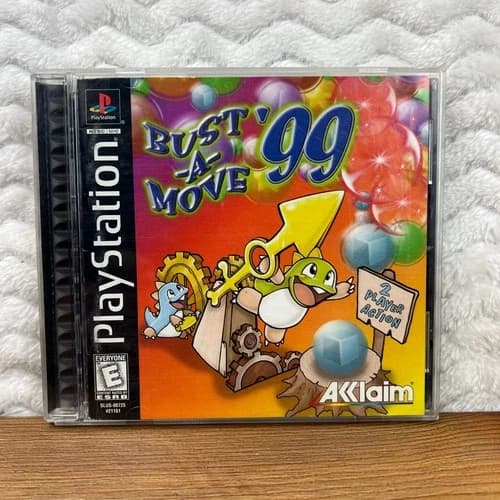 Bust A Move 99 (Sony PlayStation 1, 1999) PS1 CIB Complete with Manual Insert