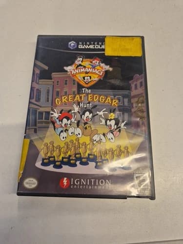 Animaniacs: The Great Edgar Hunt Nintendo GameCube Disc Scratched Bad