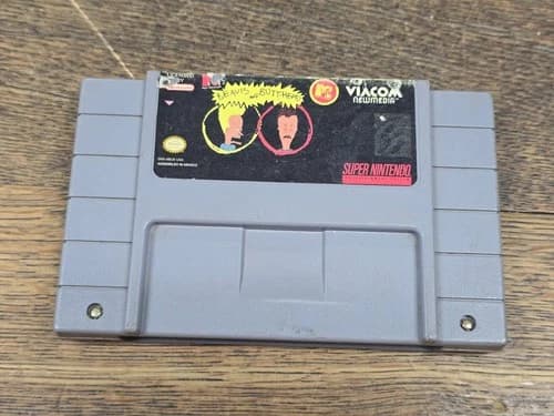 ✅ BEAVIS AND BUTTHEAD Super Nintendo SNES Cartridge