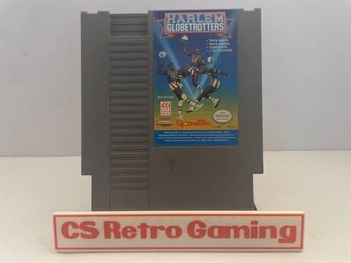 Harlem Globetrotters (Nintendo NES) Authentic Cleaned Tested Work