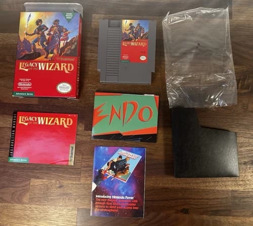Legacy of the Wizard NES CIB Complete W Manual Tested Authentic Nintendo