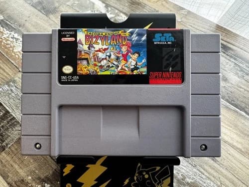 Cacoma Knight in Bizyland - SNES - Tested/Working