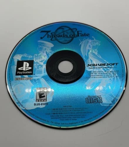 Threads of Fate (Sony PlayStation, 2000) PS1 Disc Only