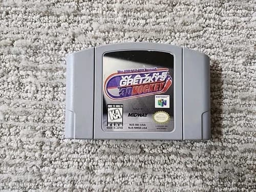 Wayne Gretzky's 3D Hockey for Nintendo 64 N64 Authentic Tested And Working