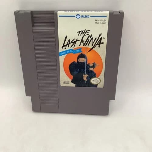 The Last Ninja Nintendo Entertainment System NES Video Game Cartridge