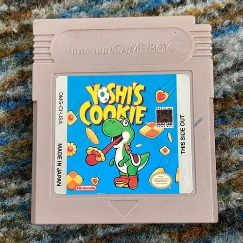 Yoshi's Cookie (Nintendo Game Boy, 1993) Tested and Working