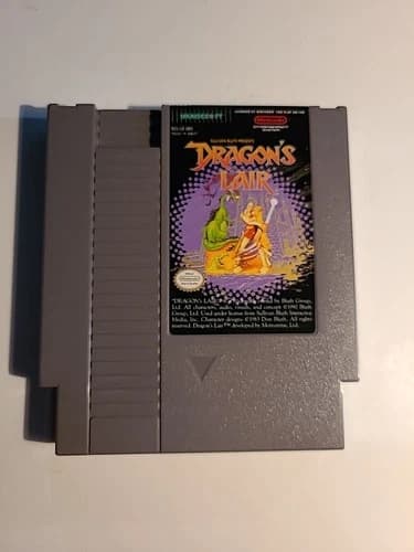 Dragons Lair NES Authentic & Tested