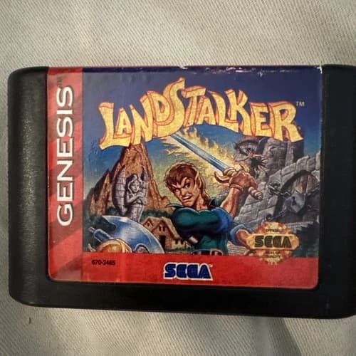 Landstalker (Sega Genesis, 1993) Cartridge