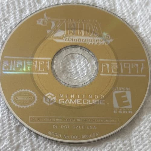 Nintendo GameCube the Legend of Zelda: The Wind Waker 2009 Disc Only Tested