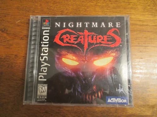 Nightmare Creatures Sony Playstation PS1 1997 Game Case Manual Complete