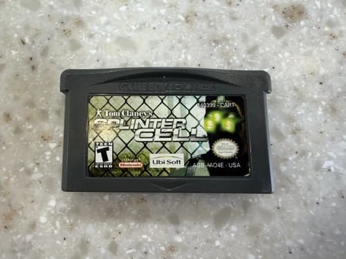 TOM CLANCY'S SPLINTER CELL GAMEBOY ADVANCE GAME BOY GBA NINTENDO SP NES HQ