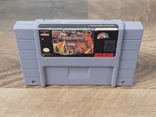 WWF Super WrestleMania (SNES, 1992) Game Only - Tested