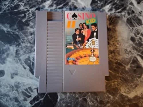Casino Kid II 2 Nintendo NES Authentic Tested Contacts Cleaned