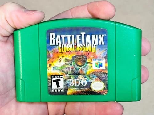 Battletanx Global Assault (Nintendo 64, N64) Game - Authentic - Tested