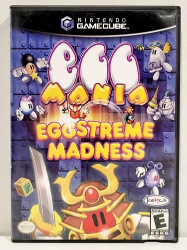 Egg Mania: Eggstreme Madness (Nintendo GameCube, 2002) CIB *TESTED & WORKING*