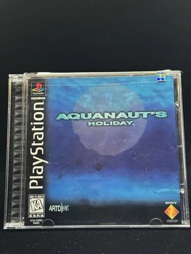Aquanaut's Holiday (Sony PlayStation 1, 1996) Video Game Works Well See Photos