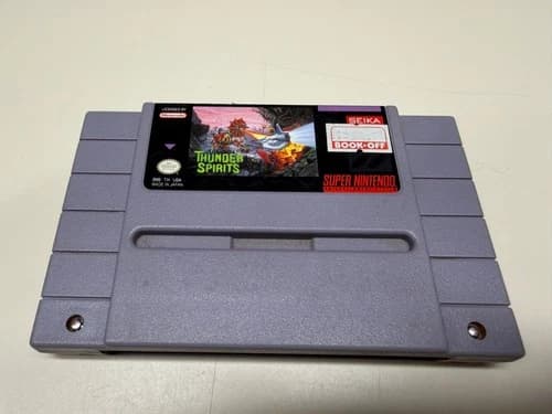 AUTHENTIC THUNDER SPIRITS FOR THE SNES VIDEO GAME WORKING