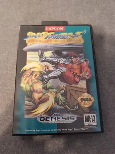 Sega Genesis Super Street Fighter II 1994 Complete CIB