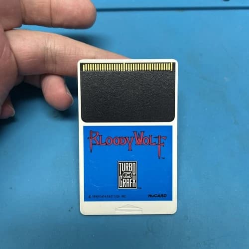 Bloody Wolf TurboGrafx 16 Card Only Tested Working
