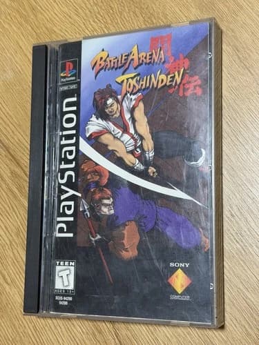 PlayStation PS1 Battle Arena Toshinden Long Box with Manual