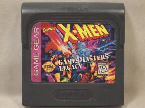 X-Men GamesMaster's Legacy (SEGA Game Gear) Authentic Cart Only