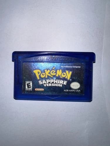 Pokemon: Sapphire Version Authentic Game Boy Advance Game Tested (NEW BATTERY)