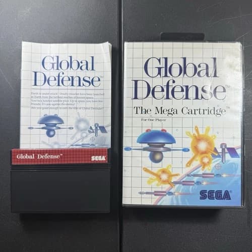 Global Defense Sega Master System Complete in Box