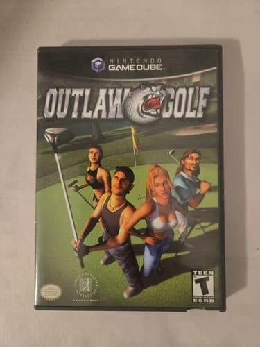 Outlaw Golf (Nintendo GameCube, 2002) Tested, Works! CIB Free shipping!