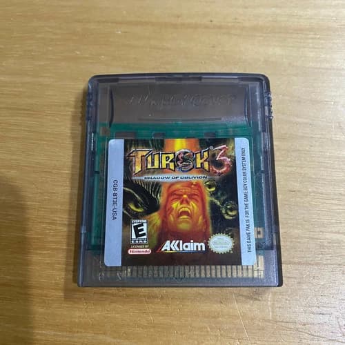 Nintendo Gameboy Color Game - Turok 3 Shadows of Oblivion USA