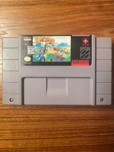 Power Piggs of the Dark Age SNES Game. Authentic, Tested And Working